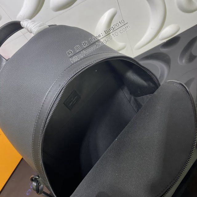 LOUIS VUITTON專櫃新款包包 路易威登Aerogram雙肩包 LV牛皮男士後背包 M57079  ydh4090